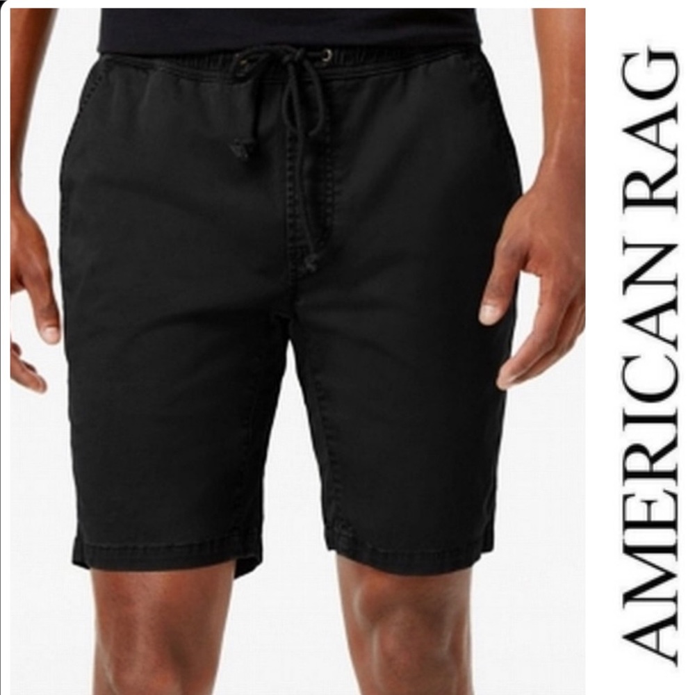 NWT-American Rag Drawstring Raw Edge Shorts Small